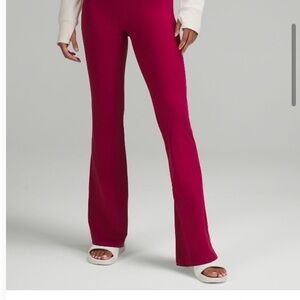 Lululemon Groove SHR Flare Nulu leggings.